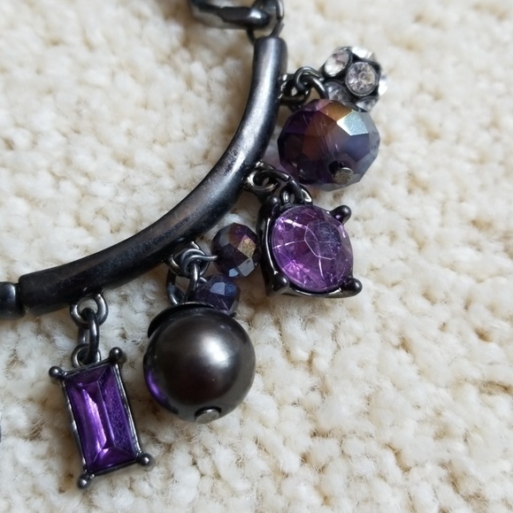 💗  VERA WANG Antique Tone Charm Beaded Bracelet & Necklace - Picture 4 of 8